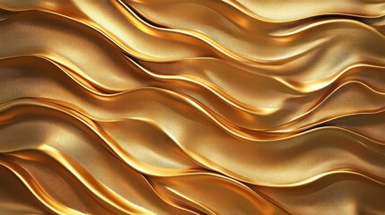 Obraz premium Abstract gold wavy texture background.