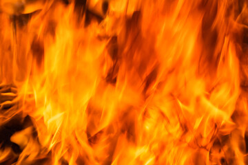 Blaze fire flame close up texture background. Abstract fire texture