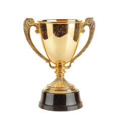Fototapeta premium A trophy cup on transparent background