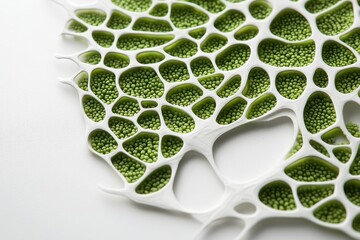 Detailed visualization of stomata function in growing plant scientific environment microscopic viewpoint with focus on plant biology