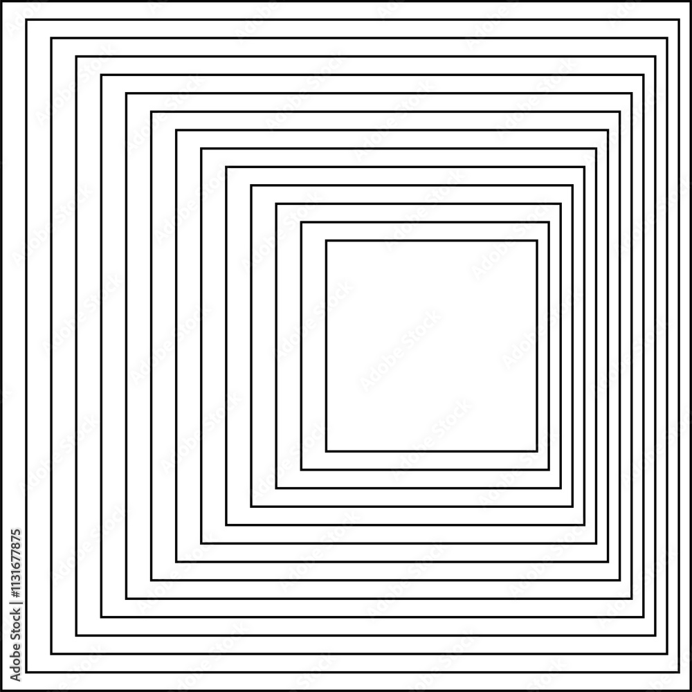 Poster square line dynamic shape. geometric design elements