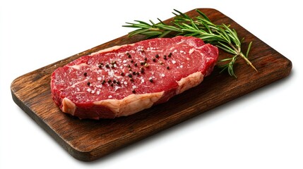 Fototapeta premium Juicy steak preparation kitchen food photography bright background culinary art