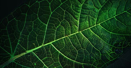 Selective focus of monstera leaves (leaf) on dark color for decorating composition design