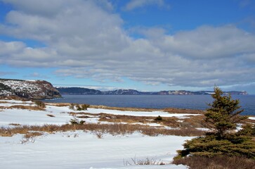 landscape with snow