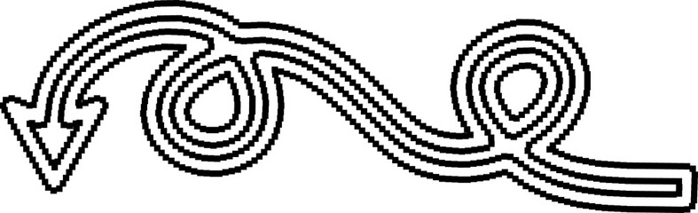 Arrow collection pixels, 8-bit, pointers, cursors