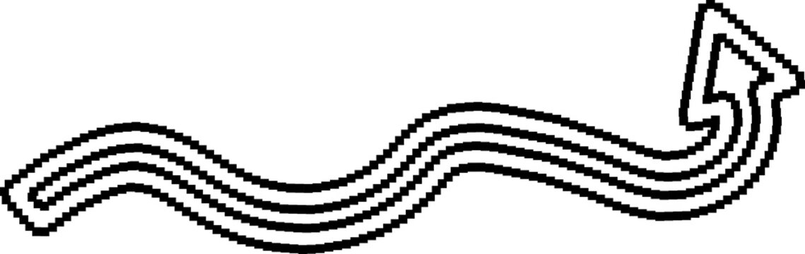 Arrow collection pixels, 8-bit, pointers, cursors