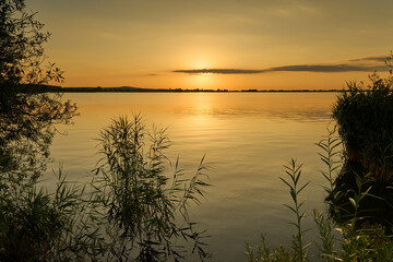 Goldene Stunde am Altmühlsee, Gunzenhausen, Bayern, Deutschland