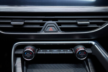 The car dashboards climate control is essential for driver comfort and convenience