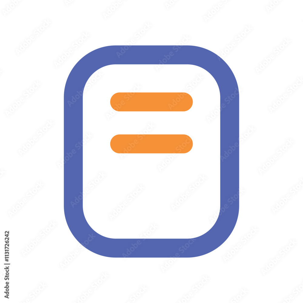 Poster a simple pixel art image shows an orange rectangle within a blue circular frame.