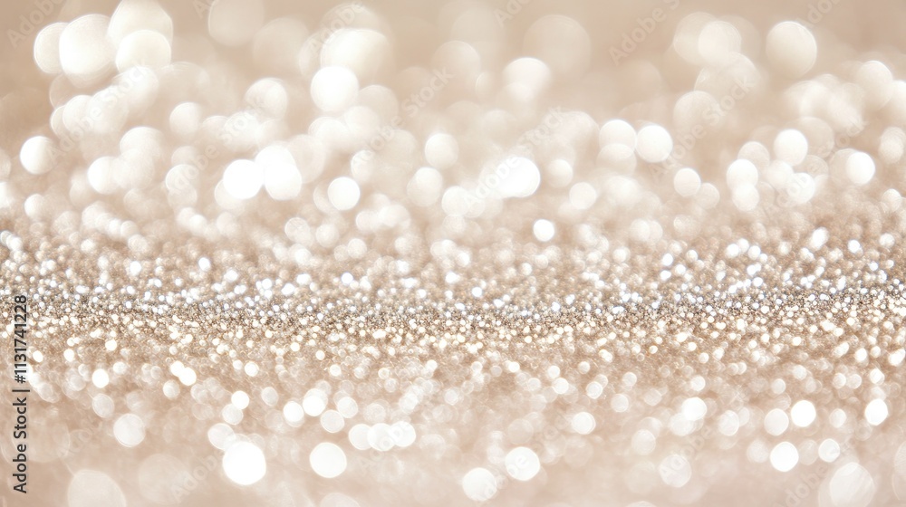 Aufkleber sparkling glitter background with soft bokeh and warm tones