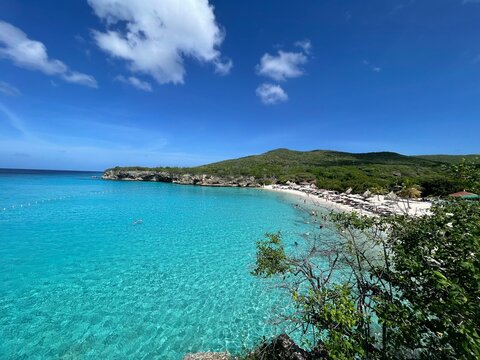 Grove Knip beach in Curacao scenic view