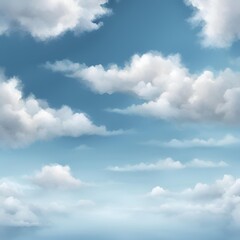 Obraz premium blue sky with clouds