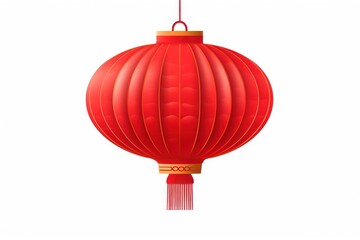 Obraz premium Chinese red lantern architecture celebration decoration.