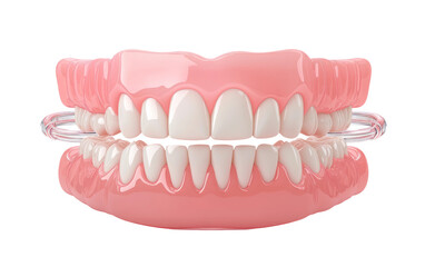 Obraz premium Isolated Dental Model on Transparent Background