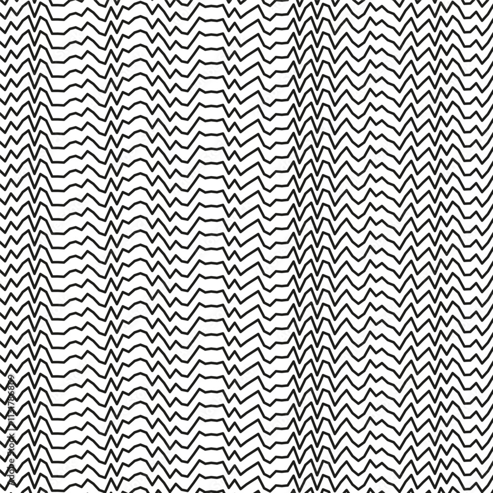 Poster zigzag line pattern. creative monochrome texture. modern vector background. artistic seamless design