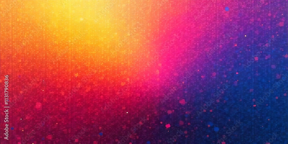 Poster vibrant gradient mosaic background with abstract texture