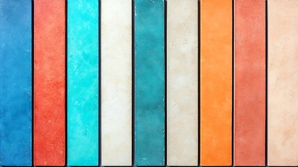 Fototapeta premium Creative space showcase vibrant color palette and abstract artwork close-up