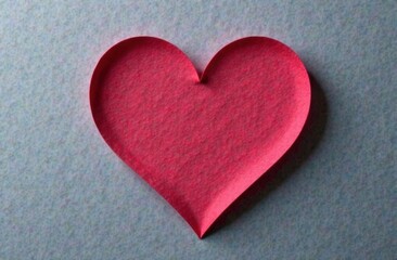 Fototapeta premium paper heart, love concept, valentine's day
