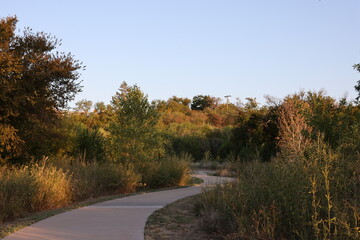 Walkway Near Wichita River in Wichita Falls, Texas