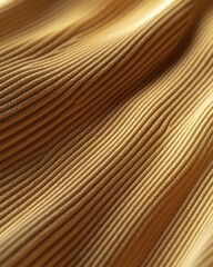 Obraz premium Textured golden fabric close-up