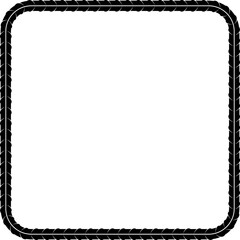 Obraz premium Rebar square frame with copy space for text or design