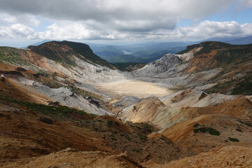 Mt. Adatara Explosion Crater, Fukushima Japan