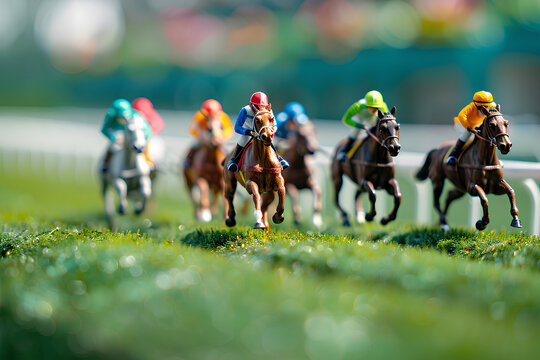 美しい競馬シーン