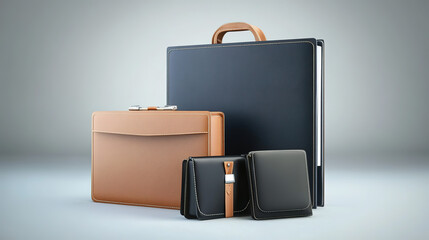 Voluminous Business Portfolio for Work, Comprehensive and Organized