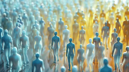 Obraz premium Employee Autonomy: A culture that gives employees the freedom to manage their work, make decisions, and solve challenges independently, encouraging initiative and growth. 