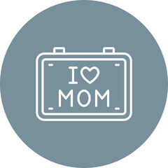I Love Mom Icon