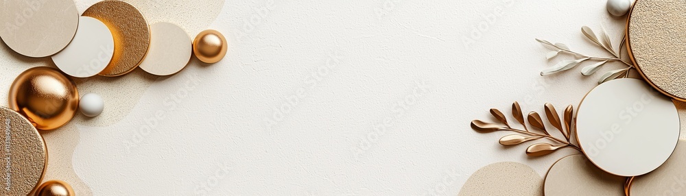 Poster modern graphic design textured elements on an elegant background