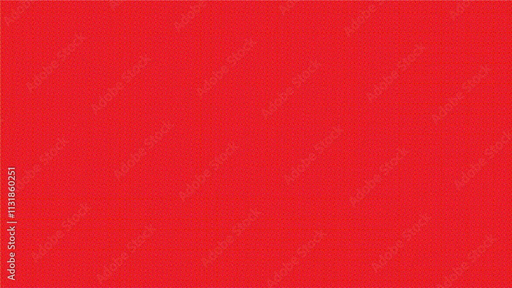 Poster red texture background with pattern of smallest pink yellow diamonds and black circles