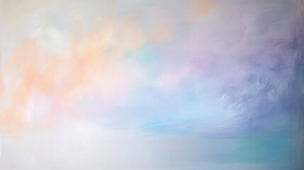 Fototapeta premium Pastel colored cloudscape background texture.
