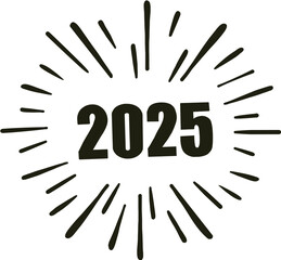  2025, 2025 year, new year, 2025 lcon, 2025, business, 3d, symbol, concept, text, illustration, word, sign, clock, sale, design, vector, internet, time, success