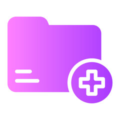 Obraz premium medical gradient icon