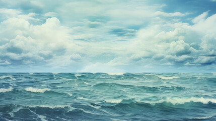 Tranquil Seascape: Serenity Amongst the Waves