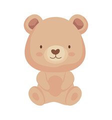 Obraz premium baby shower teddy bear