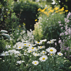 Field of Daisies in Bloom