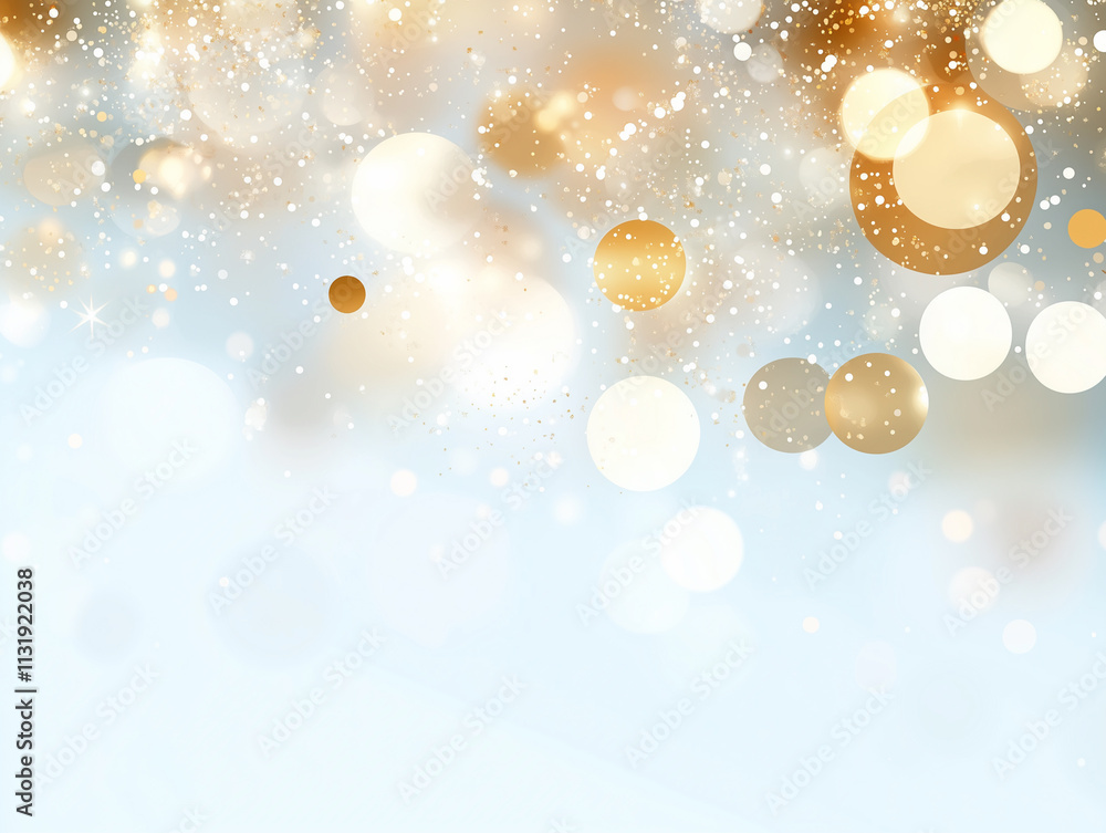 Poster abstract light blur and bokeh effect background. vector defocused sun shine or sparkling lights and 