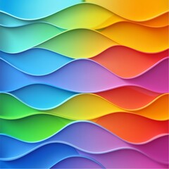 Fototapeta premium Abstract Rainbow Wave Background