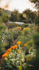Community Garden Ecovillage: Edible Flowers and Plants
