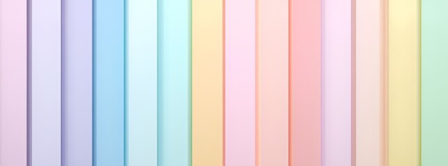 Obraz premium Pastel Rainbow Stripes Background