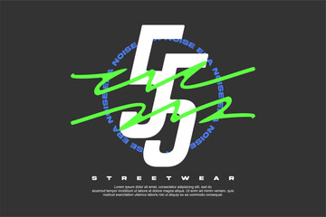 Vector streetwear design ideas concept vector graphic tee design suitable for printing