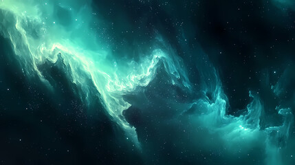 Fototapeta premium Abstract aurora light gradient background. liquid wavy blur texture overlay. poster, banner, presentation backdrop design. Flux. Illustration