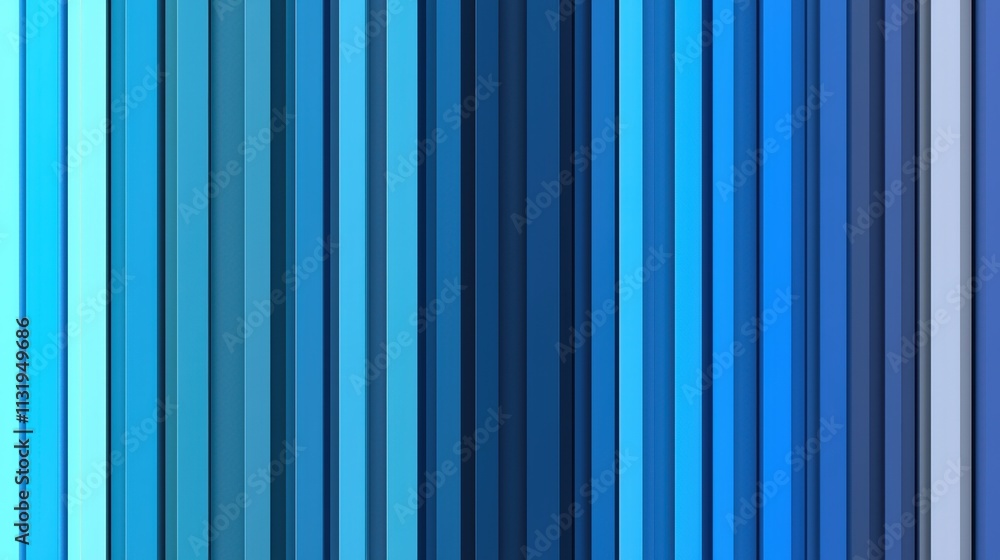 Poster deep indigo to cobalt blue gradient creating a celestial look