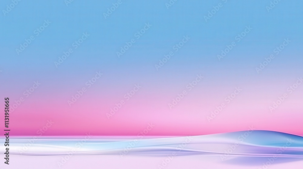 Poster deep purple to soft lavender gradient creating a calming atmosphere