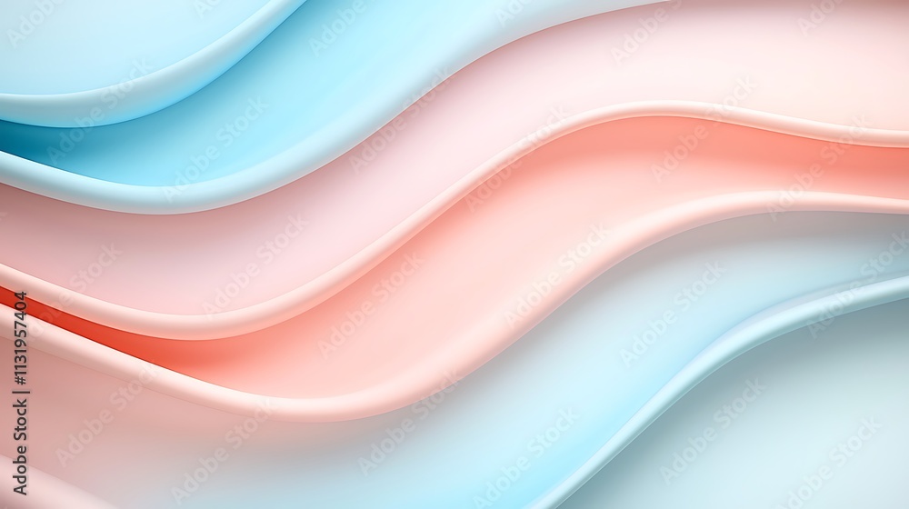 Poster fluid wave patterns abstract art digital design soft colors aesthetic viewpoint modern concept