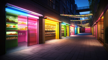 Pink Alley Food Hub: Culinary Delights in a Picturesque Urban Setting