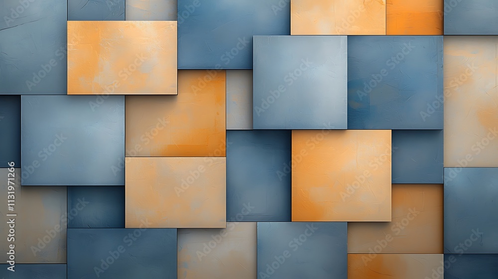 Poster digital art gallery exploring modern aesthetic and abstract geometric pattern innovations