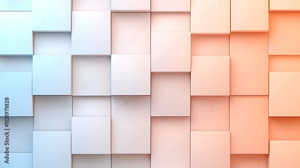 Poster modern design and digital art geometric patterns in an abstract creative environment